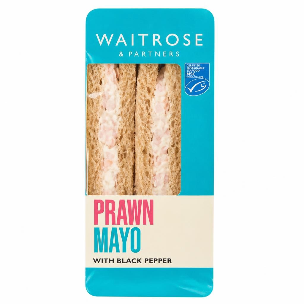 Waitrose Prawn Mayo Sandwich
