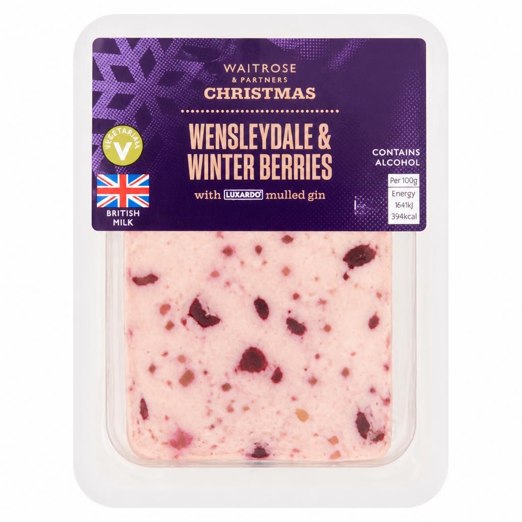 Waitrose Christmas Wensleydale Cheese with Winter Berries