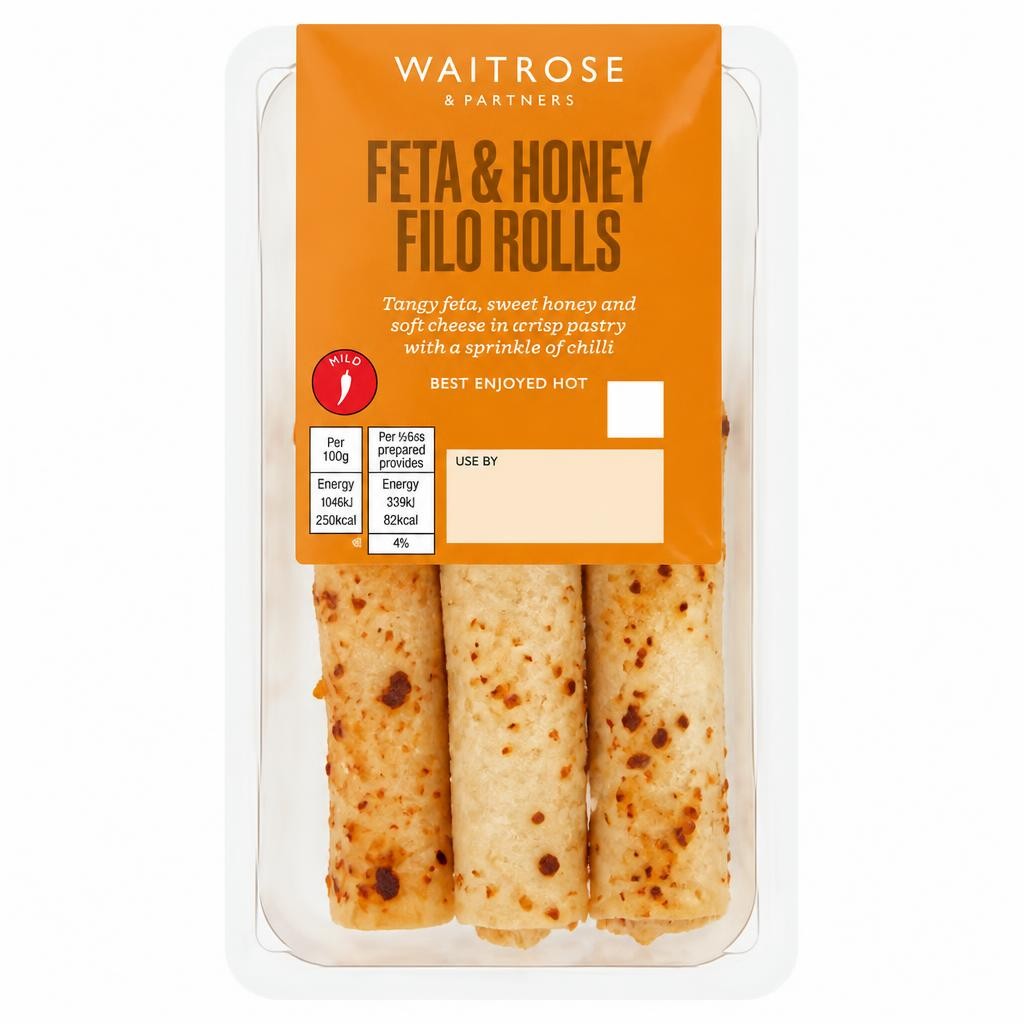 Waitrose Feta & Honey Filo Rolls