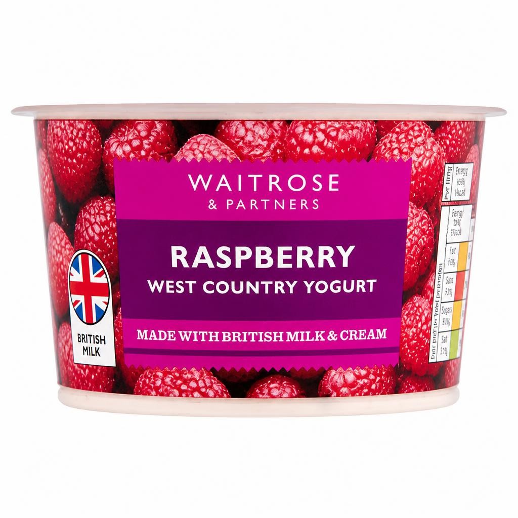 Waitrose Raspberry West Country Yogurt