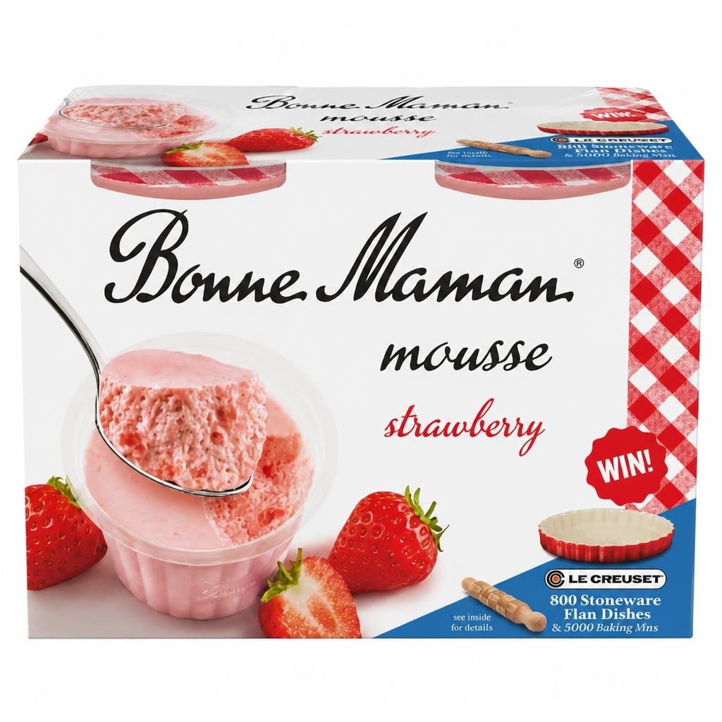 Bonne Maman Strawberry Mousse Dessert