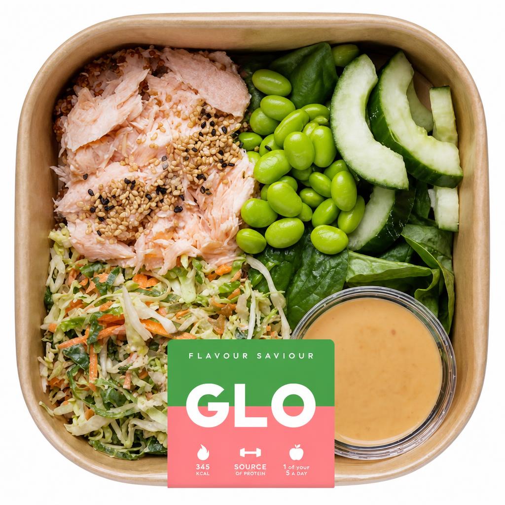 GLO Hot Smoked Salmon & Rice Salad