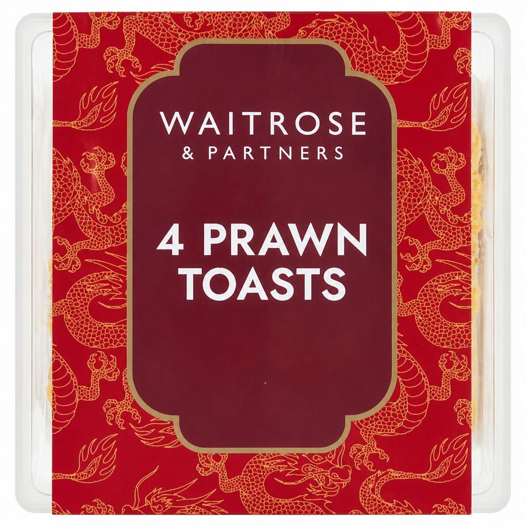 Waitrose 4 Prawn Toasts