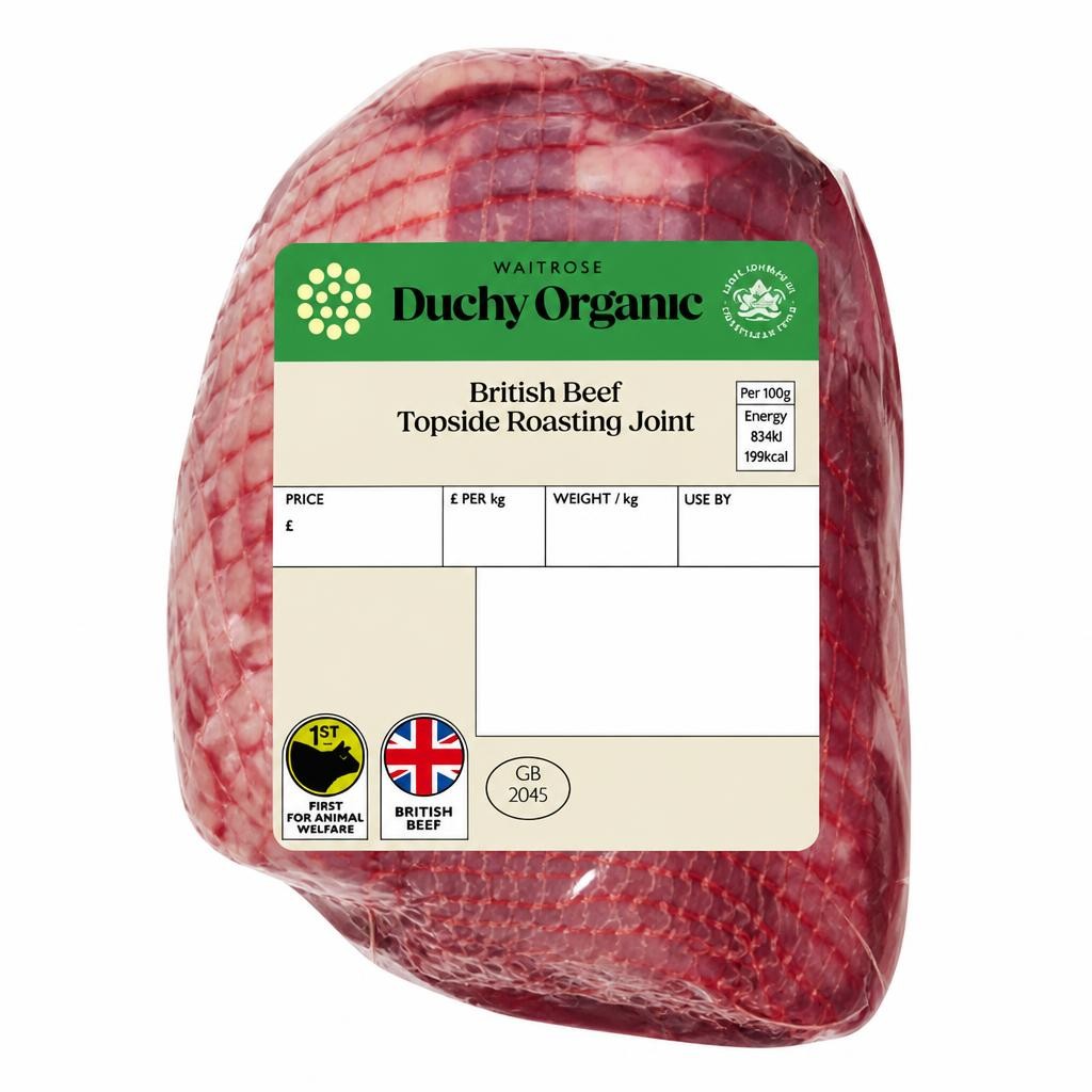 Duchy Organic British Beef Topside Joint