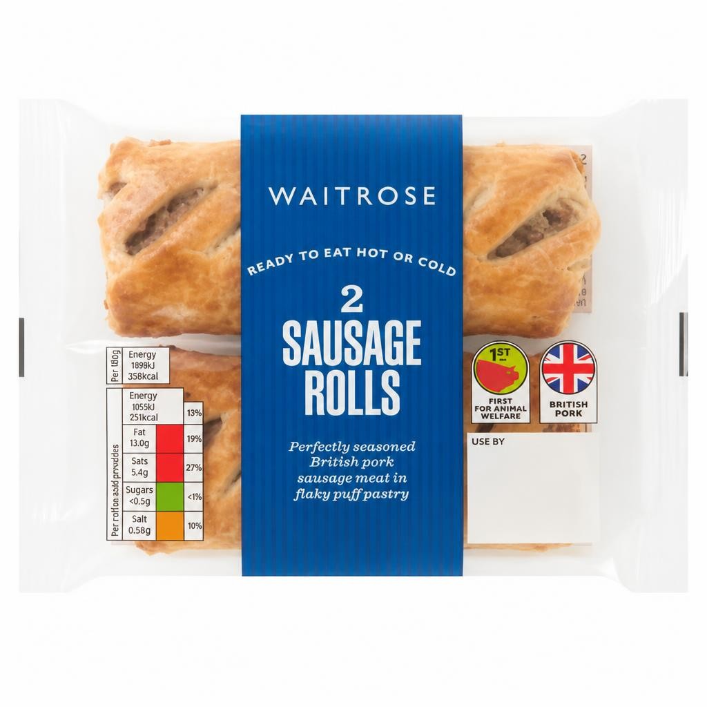 Waitrose 2 Sausage Rolls
