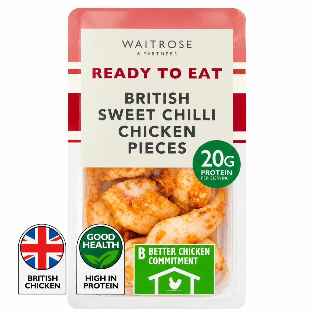 Waitrose Cooked Sweet Chilli Chicken Pieces