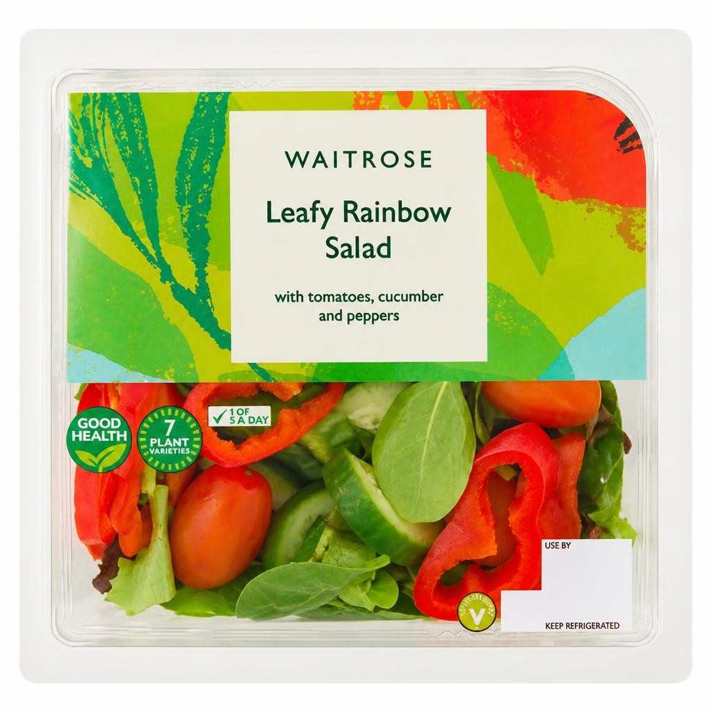 Waitrose Leafy Rainbow Prepared Salad
