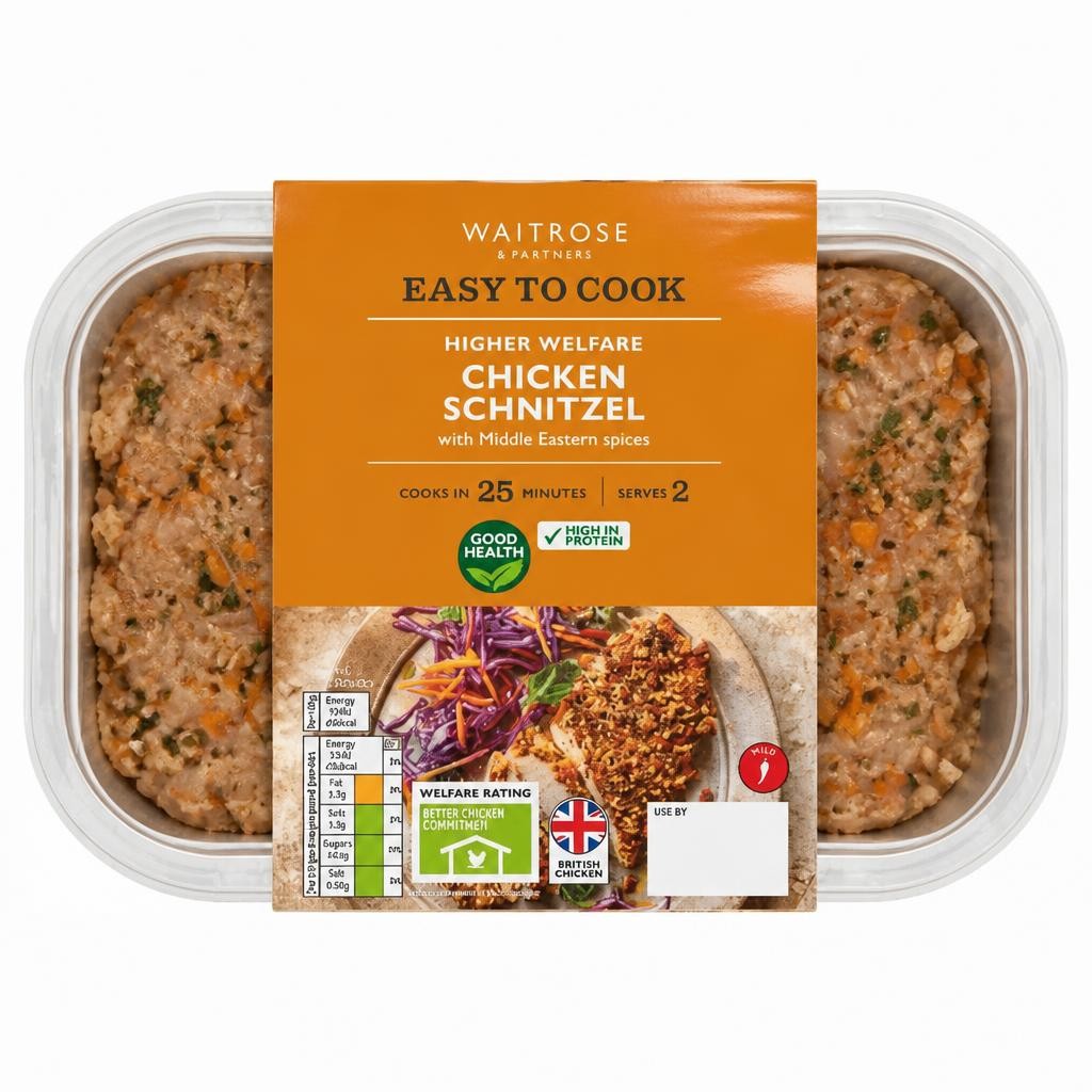 Easy to Cook Chicken Schnitzel with Middle Eastern Spices