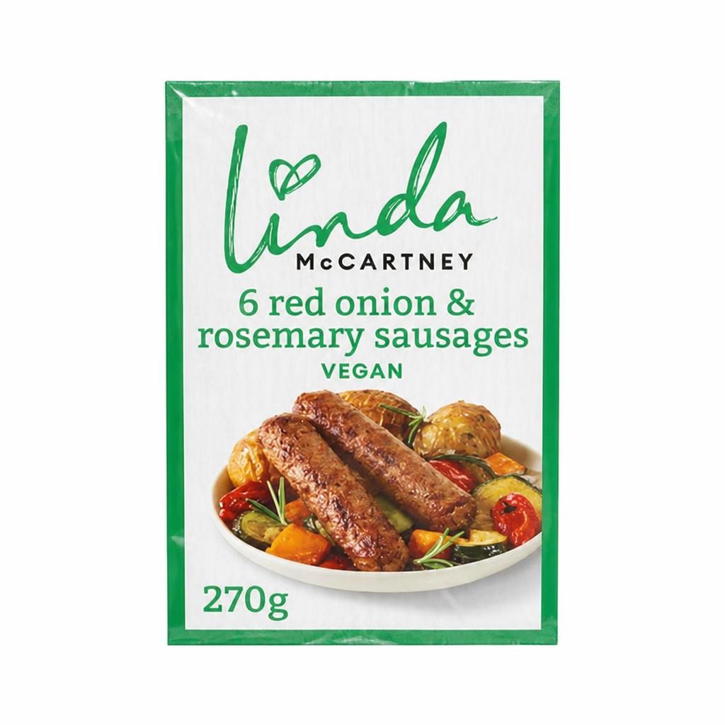 Linda McCartney's Vegan Red Onion & Rosemary Sausages