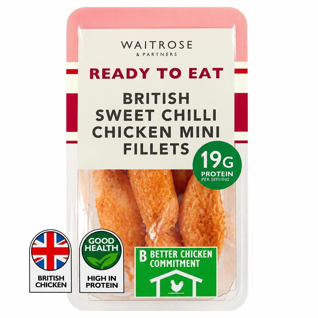 Waitrose Cooked Sweet Chilli Chicken Mini Fillets