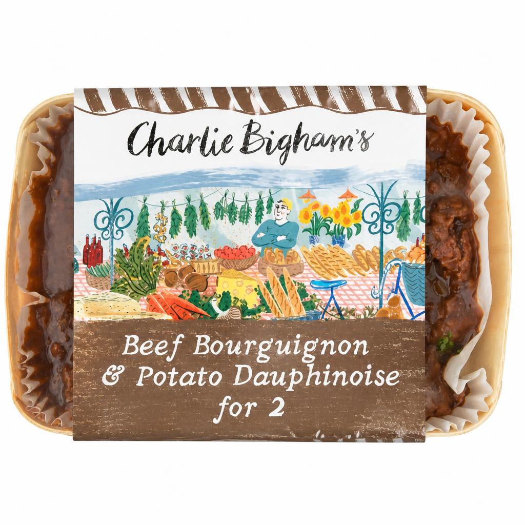 Charlie Bigham's Beef Bourguignon & Dauphinoise Potatoes for 2