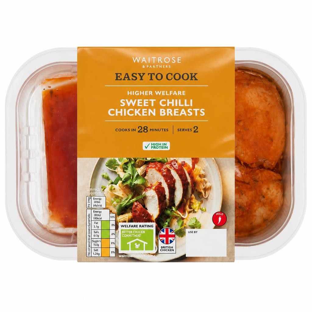 Easy to Cook Sweet Chilli Chicken Breasts