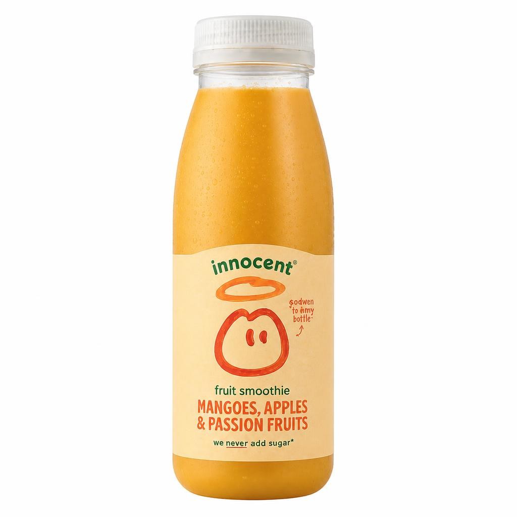 Innocent Mangoes, Passionfruits & Apples No Added Sugar Fruit Smoothie Single