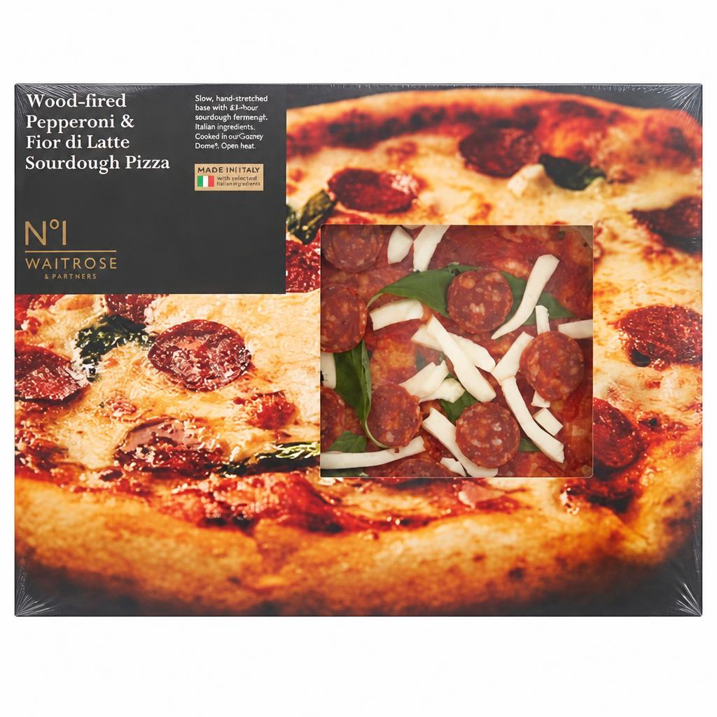 No.1 Wood-fired Pepperoni & Fior Di Latte Sourdough Pizza