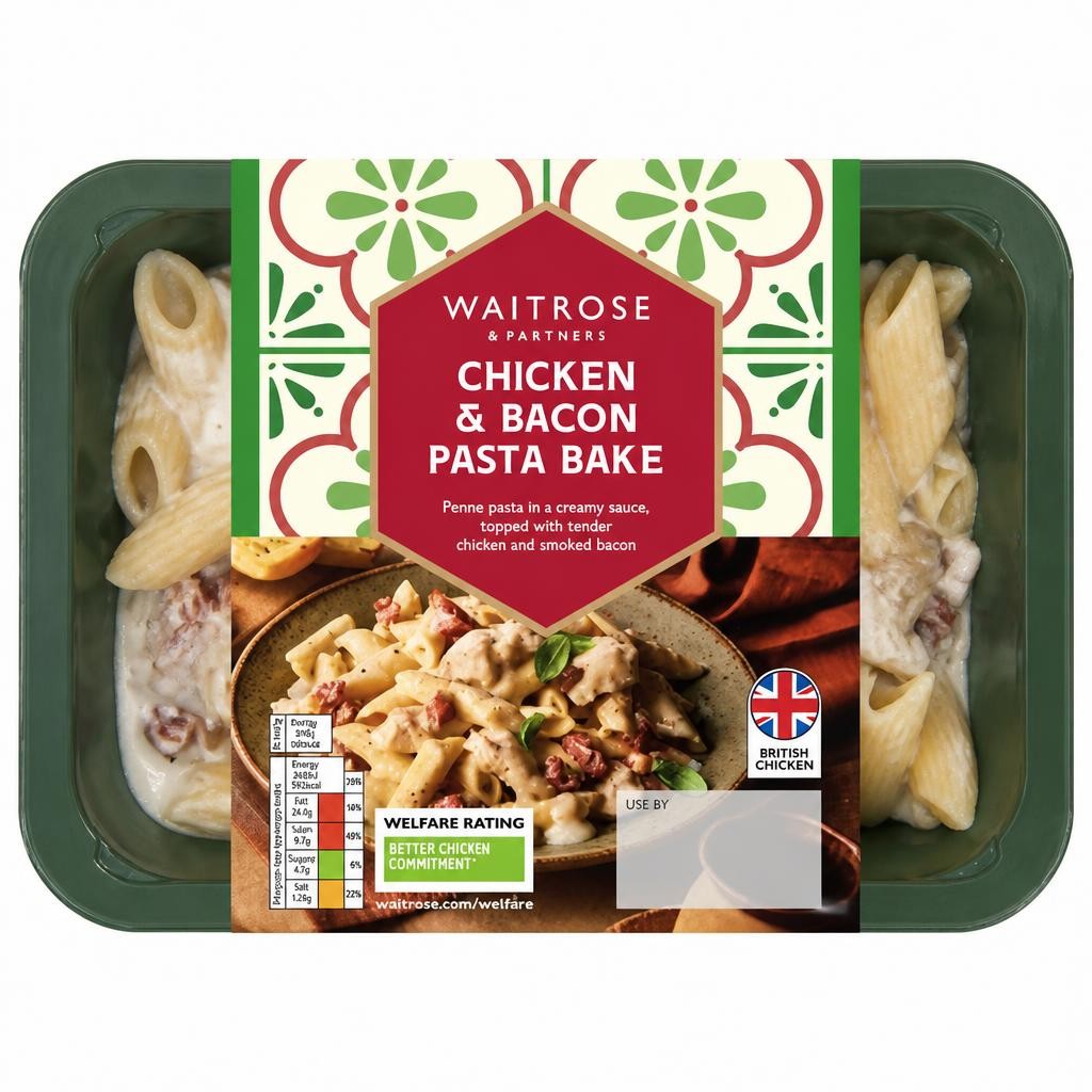 Waitrose Chicken & Bacon Pasta Bake