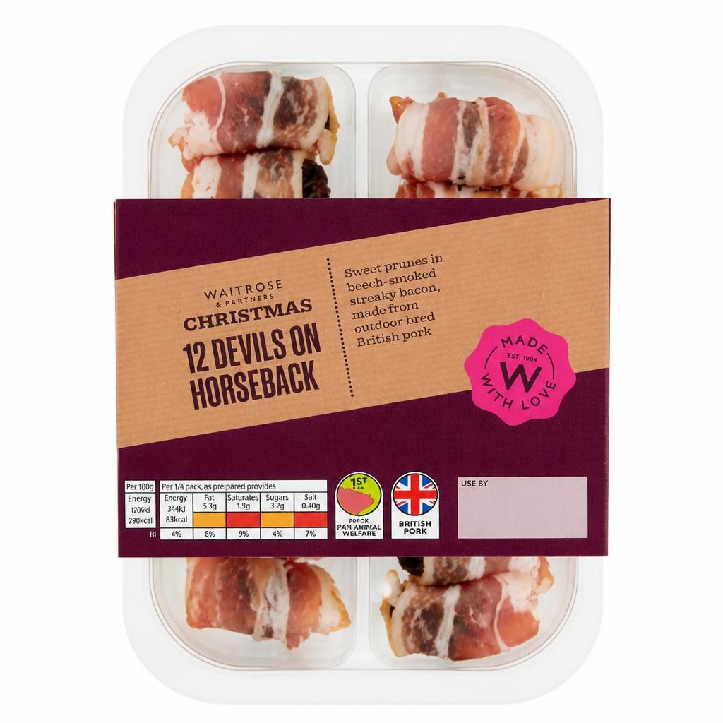 Waitrose Christmas 12 Devils on Horseback