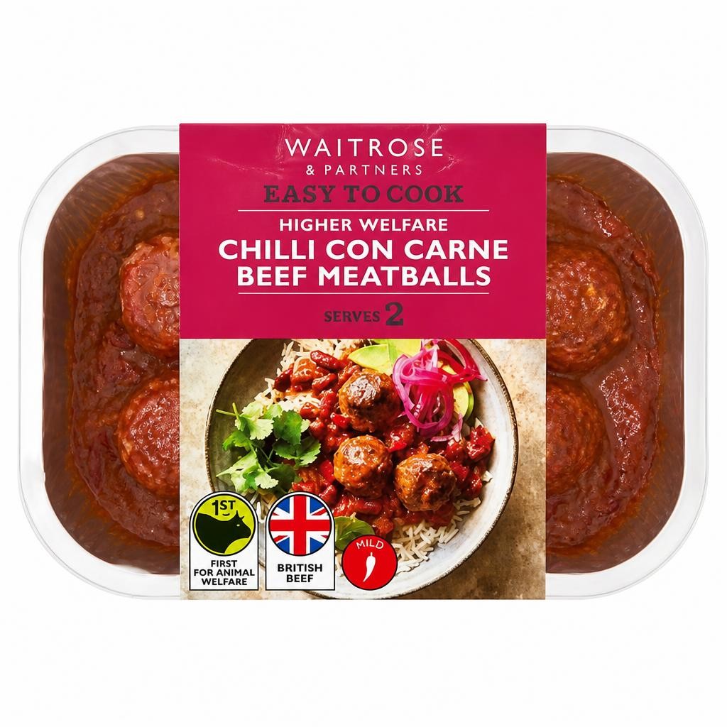 Easy to Cook Chilli Con Carne Beef Meatballs