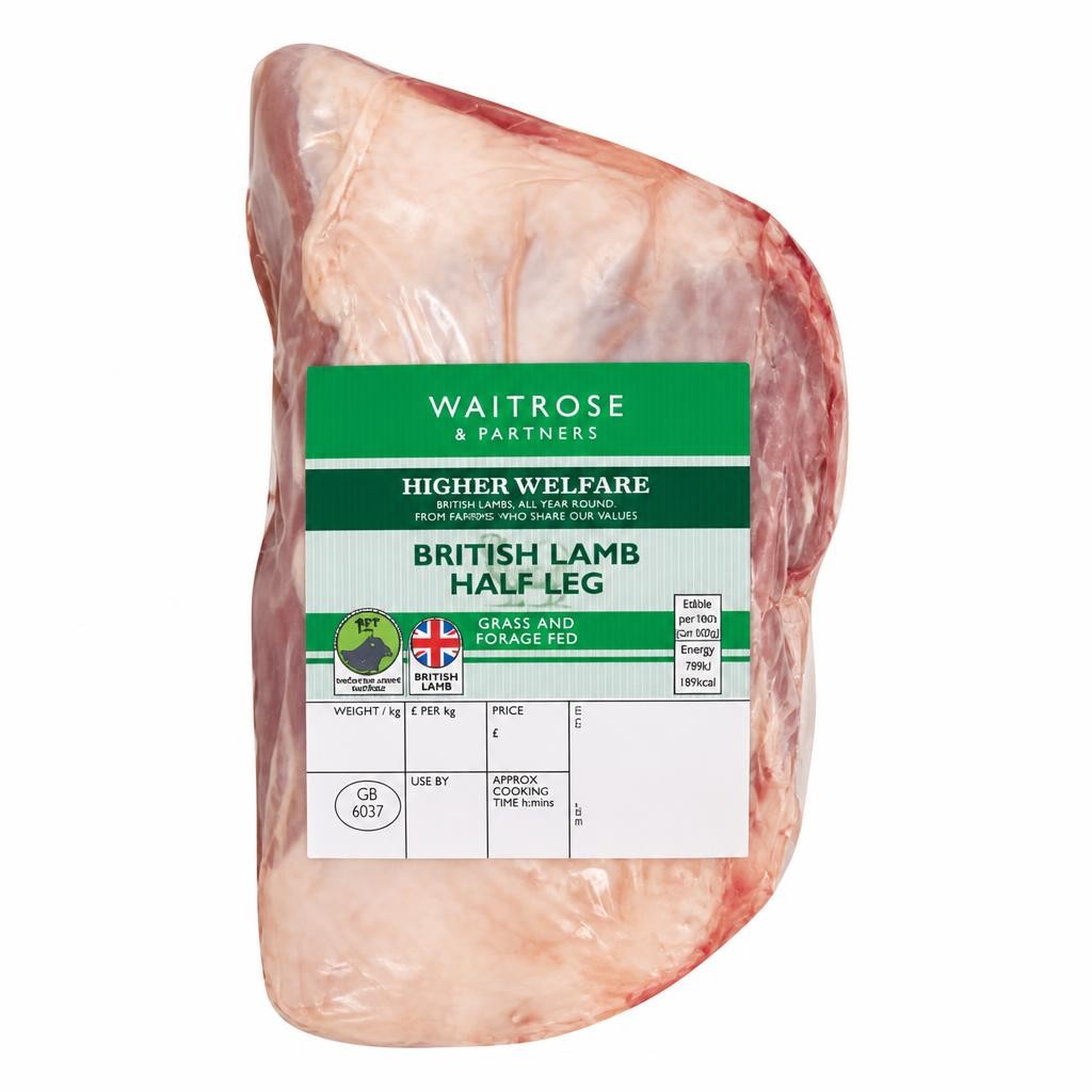 Waitrose British Lamb Half Leg