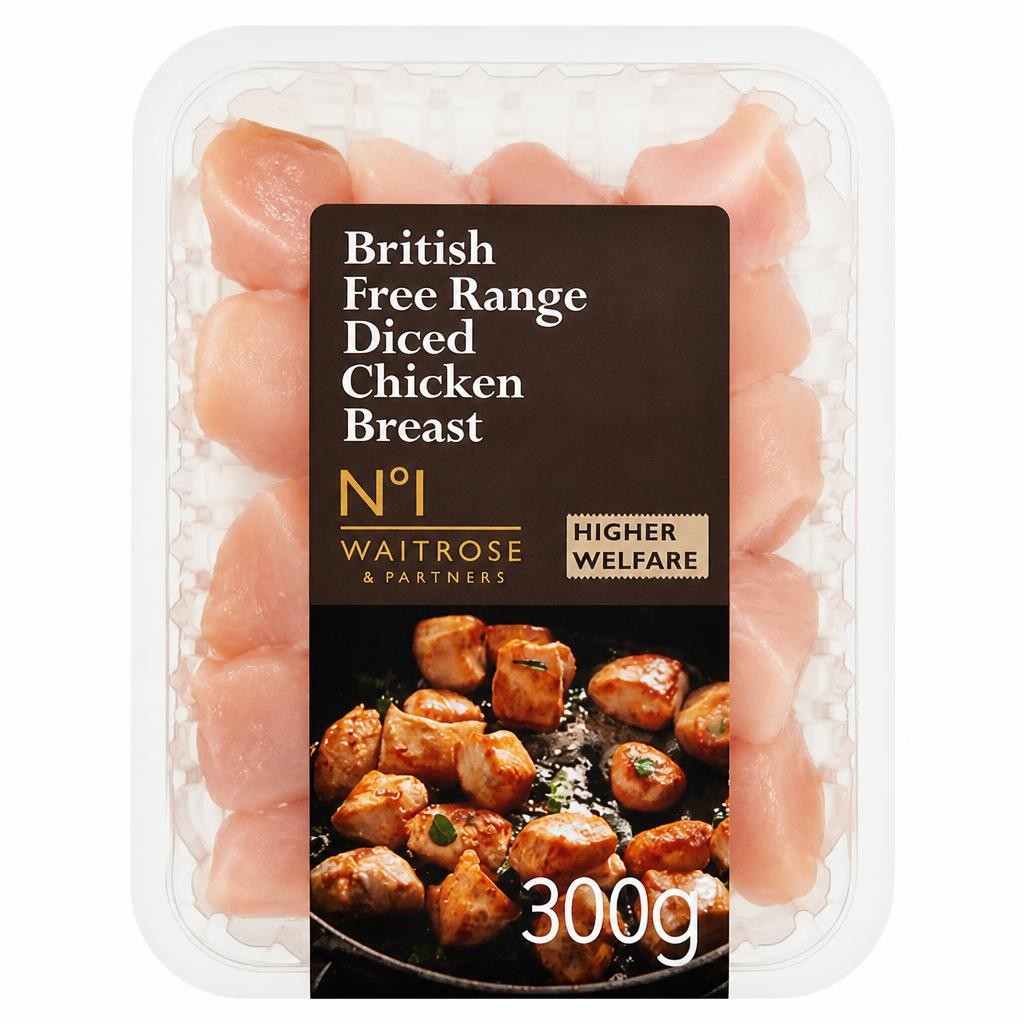 No.1 British Free Range Diced Chicken Breast