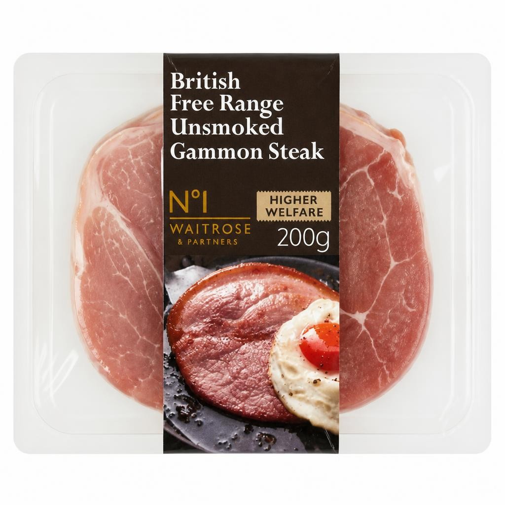 No.1 British Free Range Unsmoked Gammon Steak