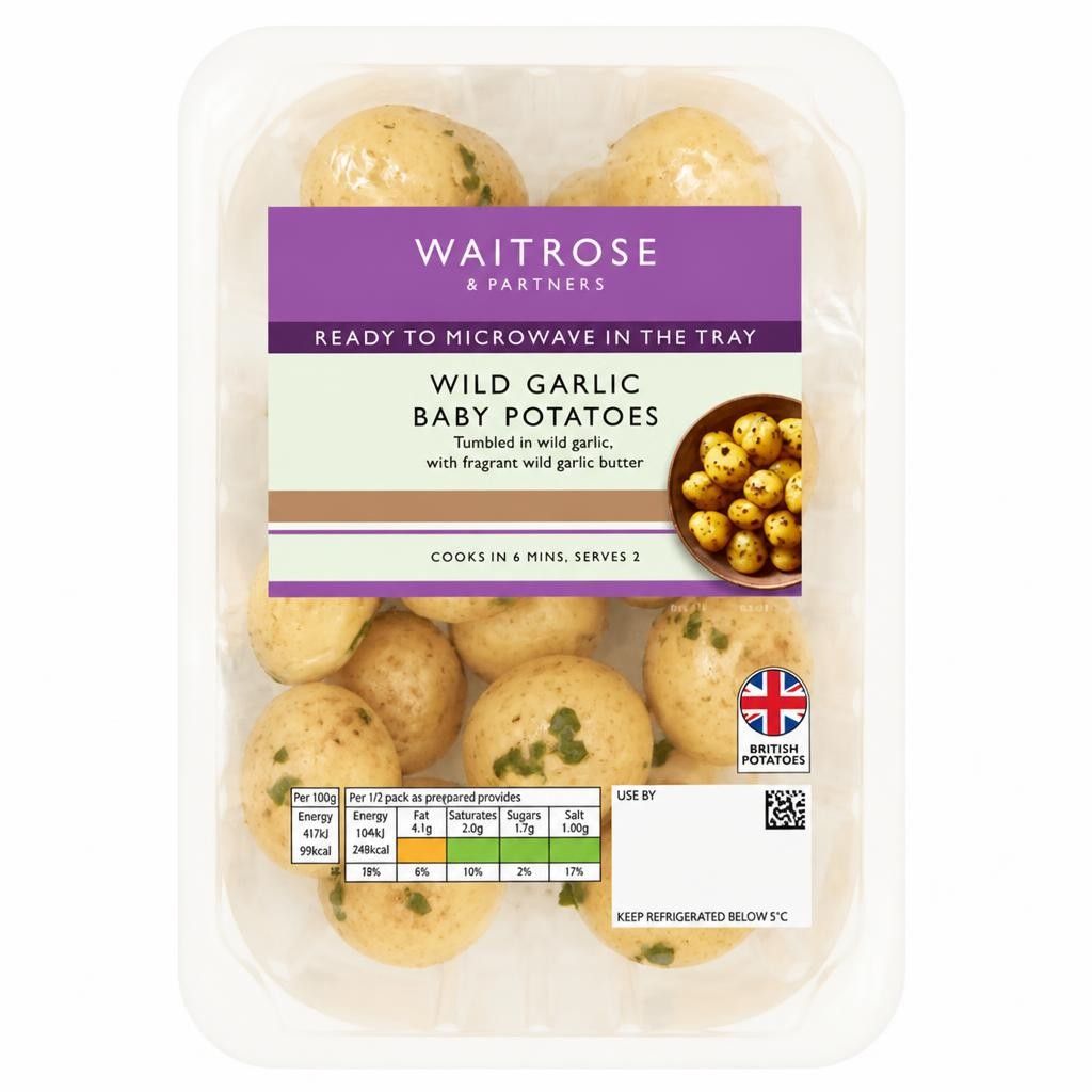 Waitrose Wild Garlic Baby Potatoes