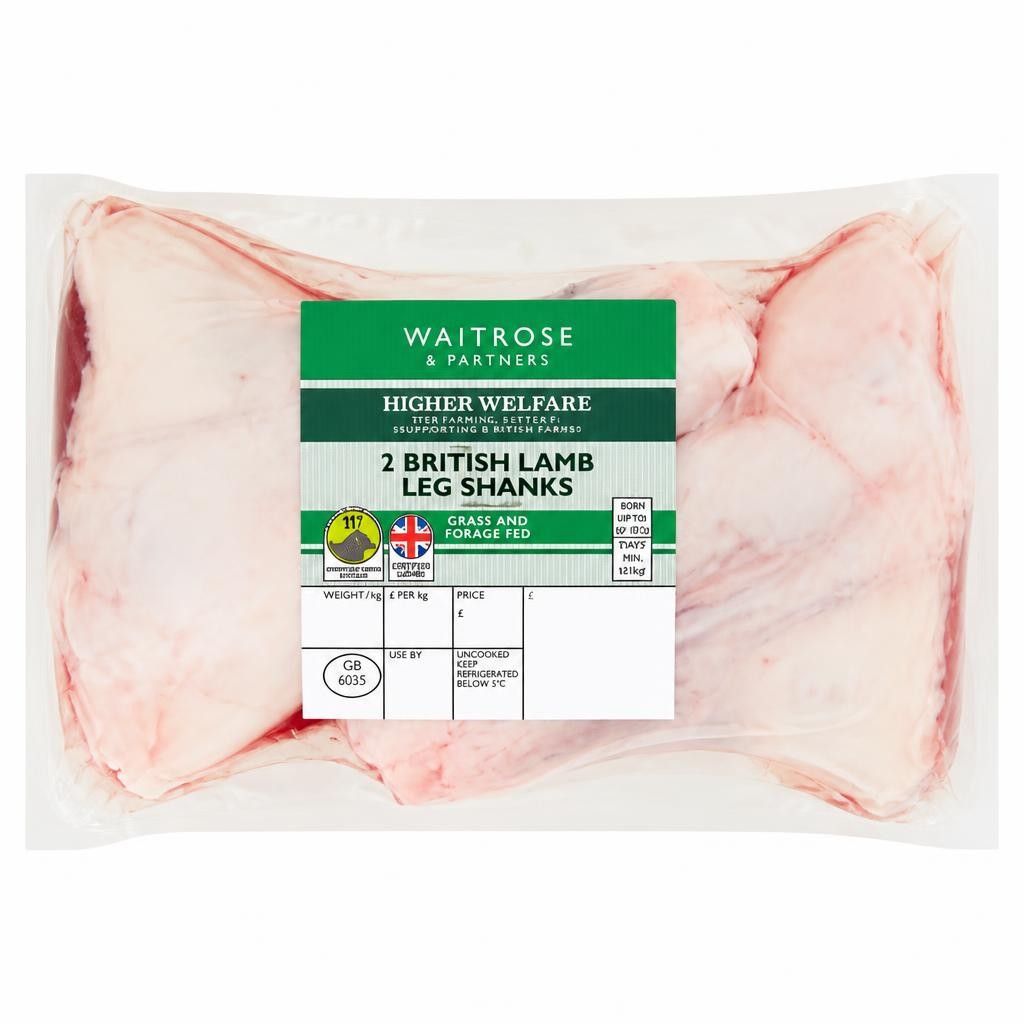Waitrose 2 British Lamb Leg Shanks