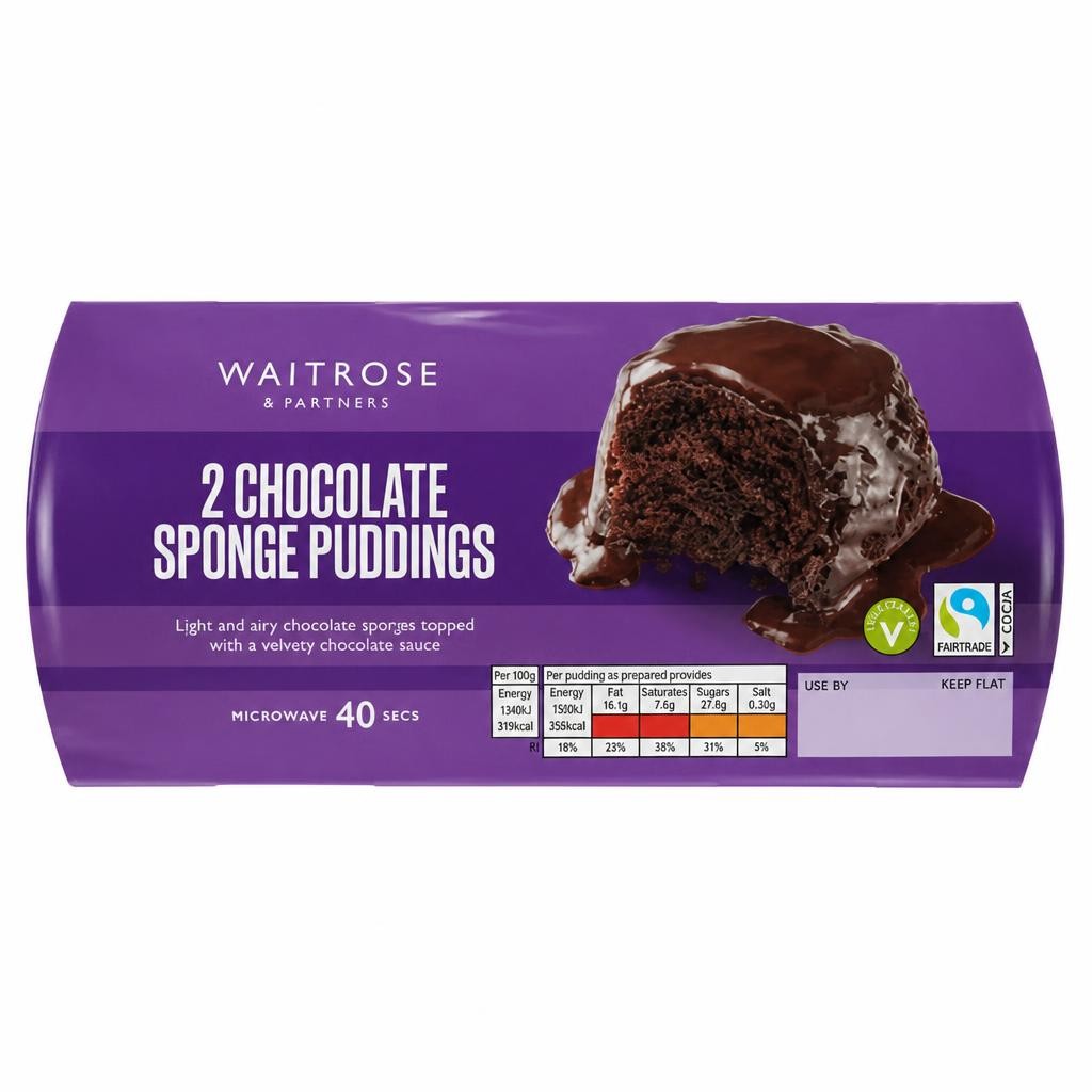 Waitrose Chocolate Sponge Puddings