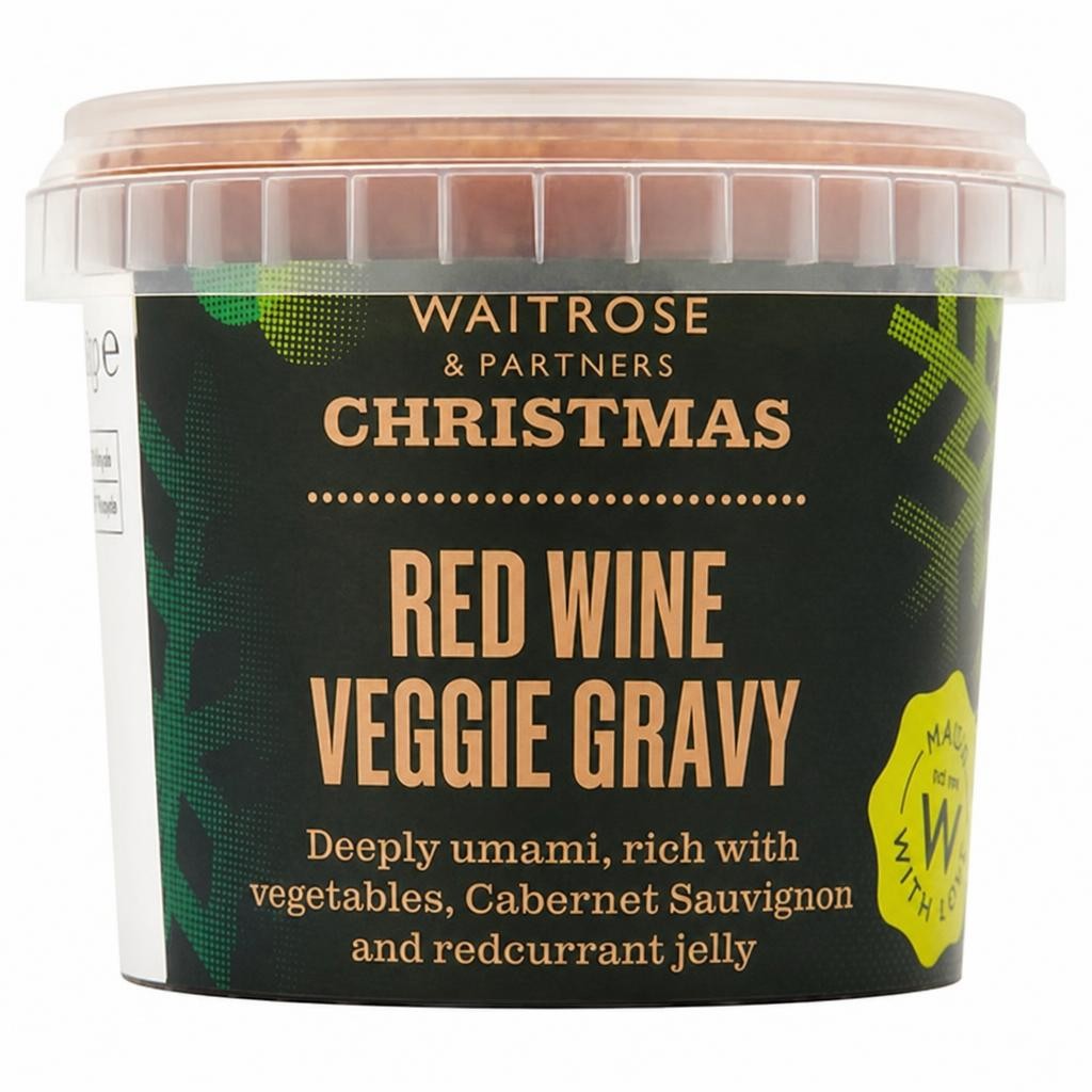 Waitrose Red Wine Veggie Gravy