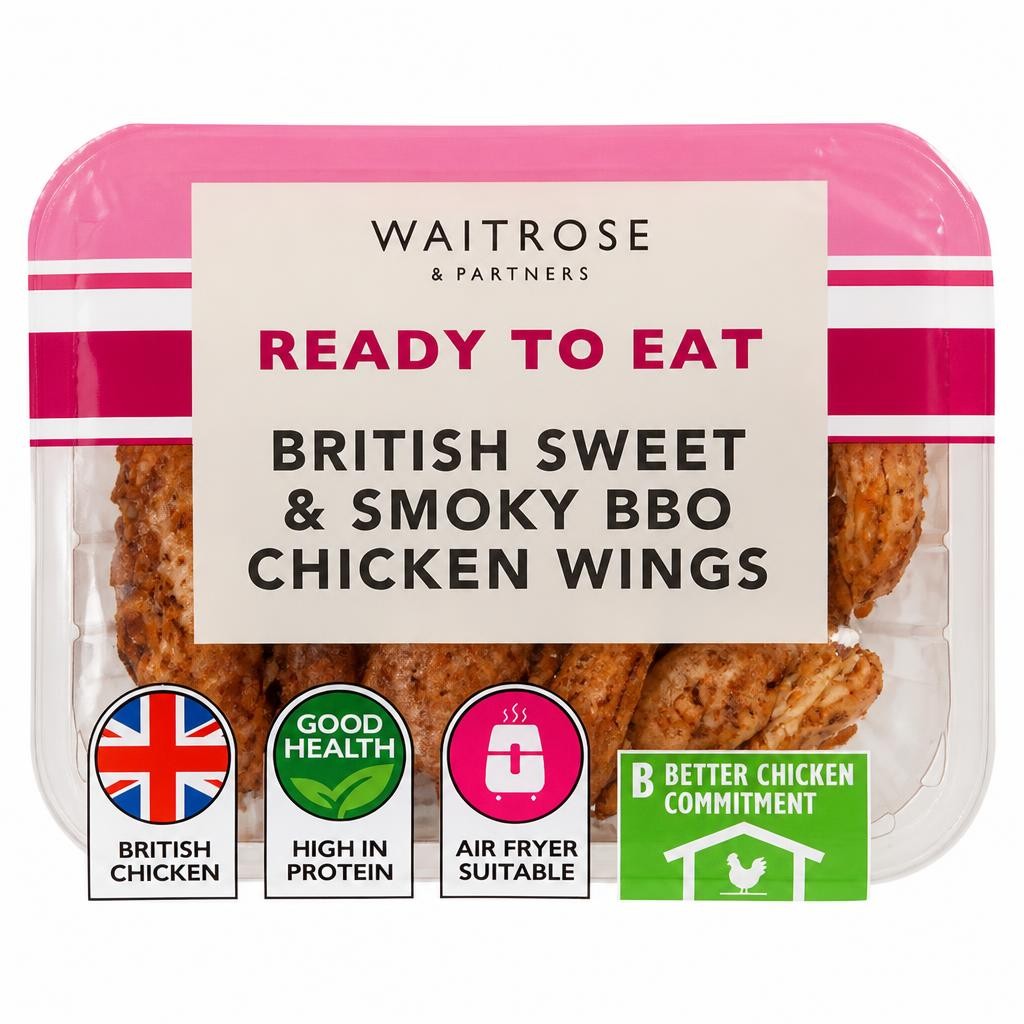 Waitrose Cooked Sweet & Smoky Chicken Wings