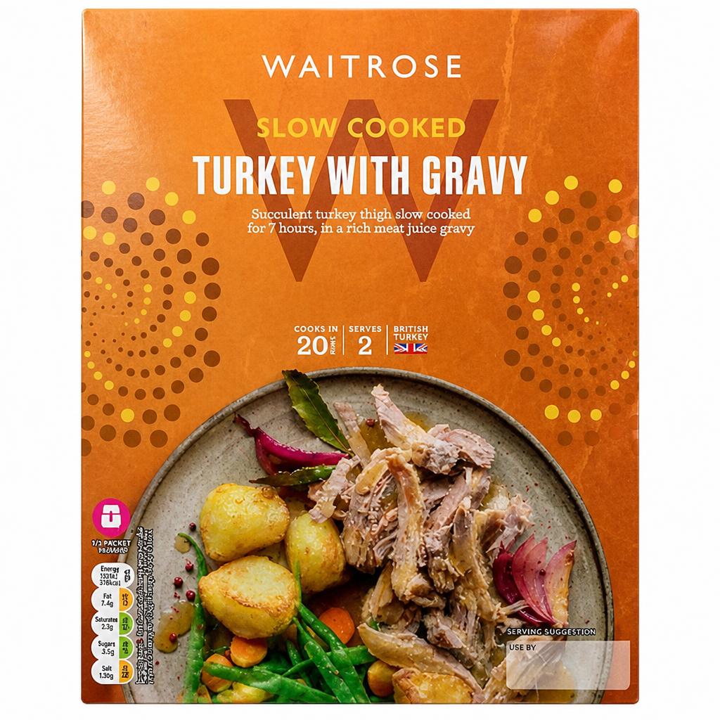 Waitrose Slow Cooked Turkey Thigh with Rich Turkey Gravy