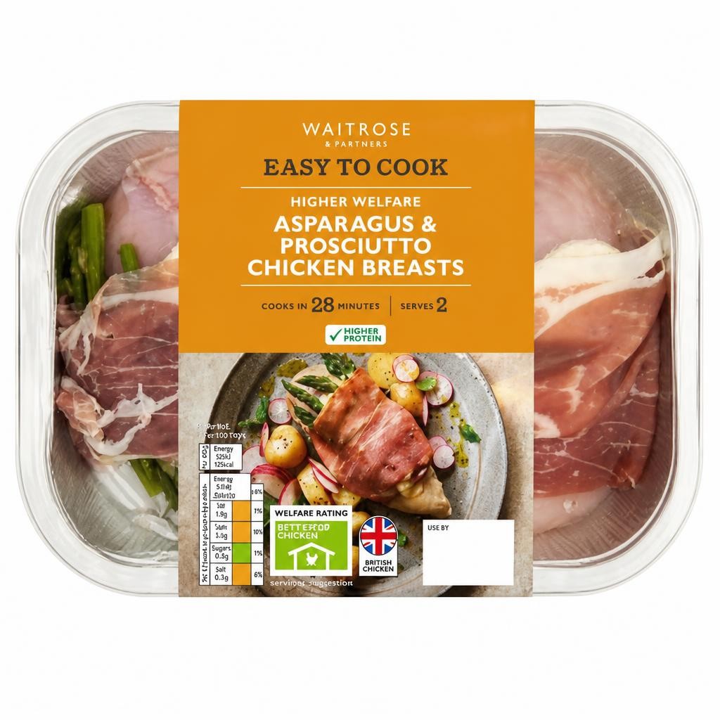 Easy to Cook Asparagus & Prosciutto Chicken Breasts