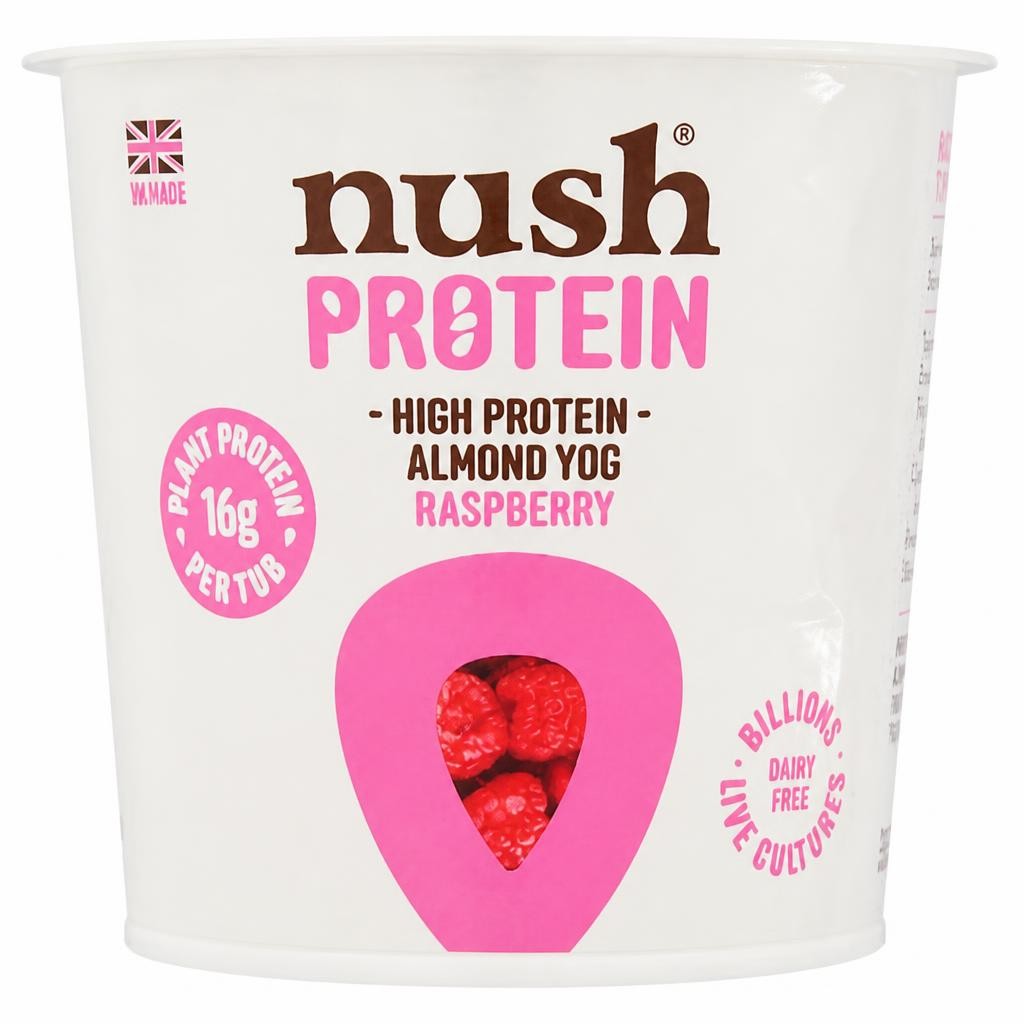 Nush Protein Raspberry Dairy Free Almond Yogurt Alternative