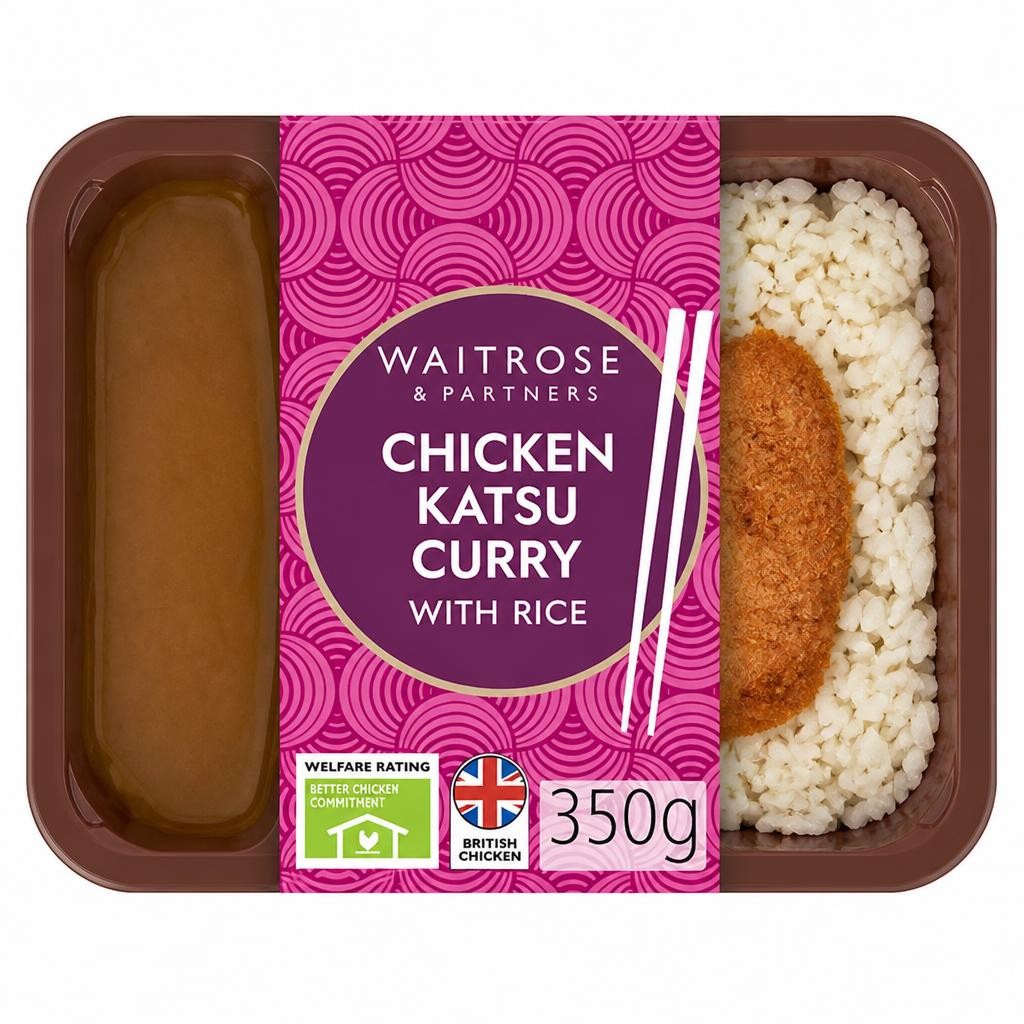 Waitrose Chicken Katsu Curry & Rice for 1