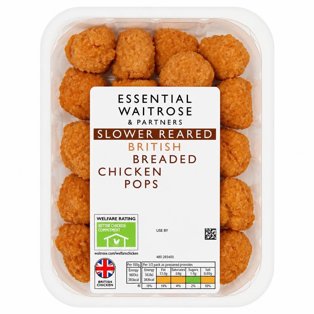 Essential British Breaded Chicken Pops
