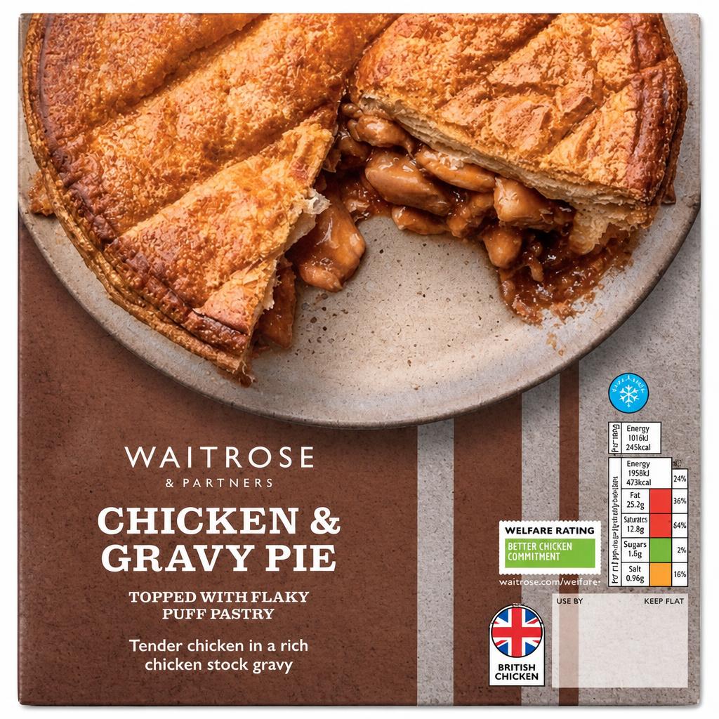 Waitrose Chicken & Gravy Pie