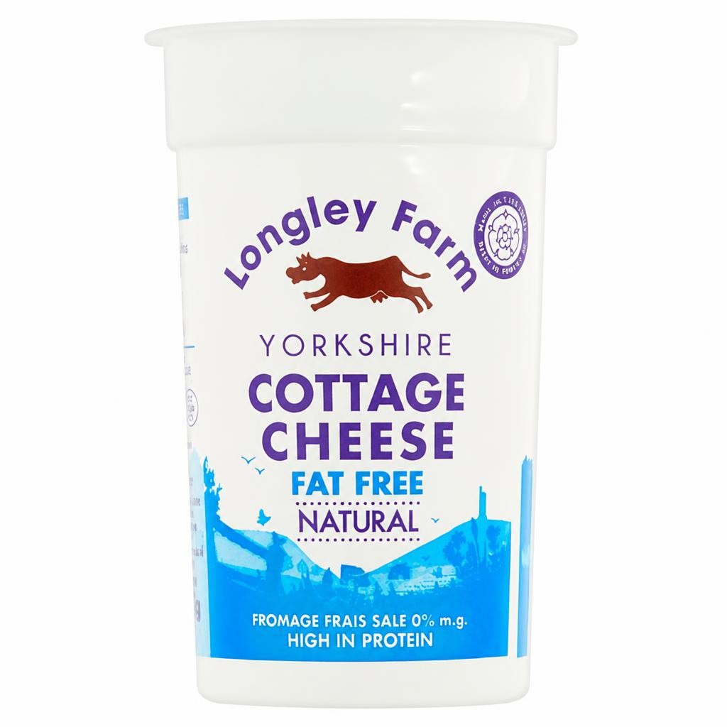 Longley Farm Yorkshire Cottage Cheese Fat Free Natural