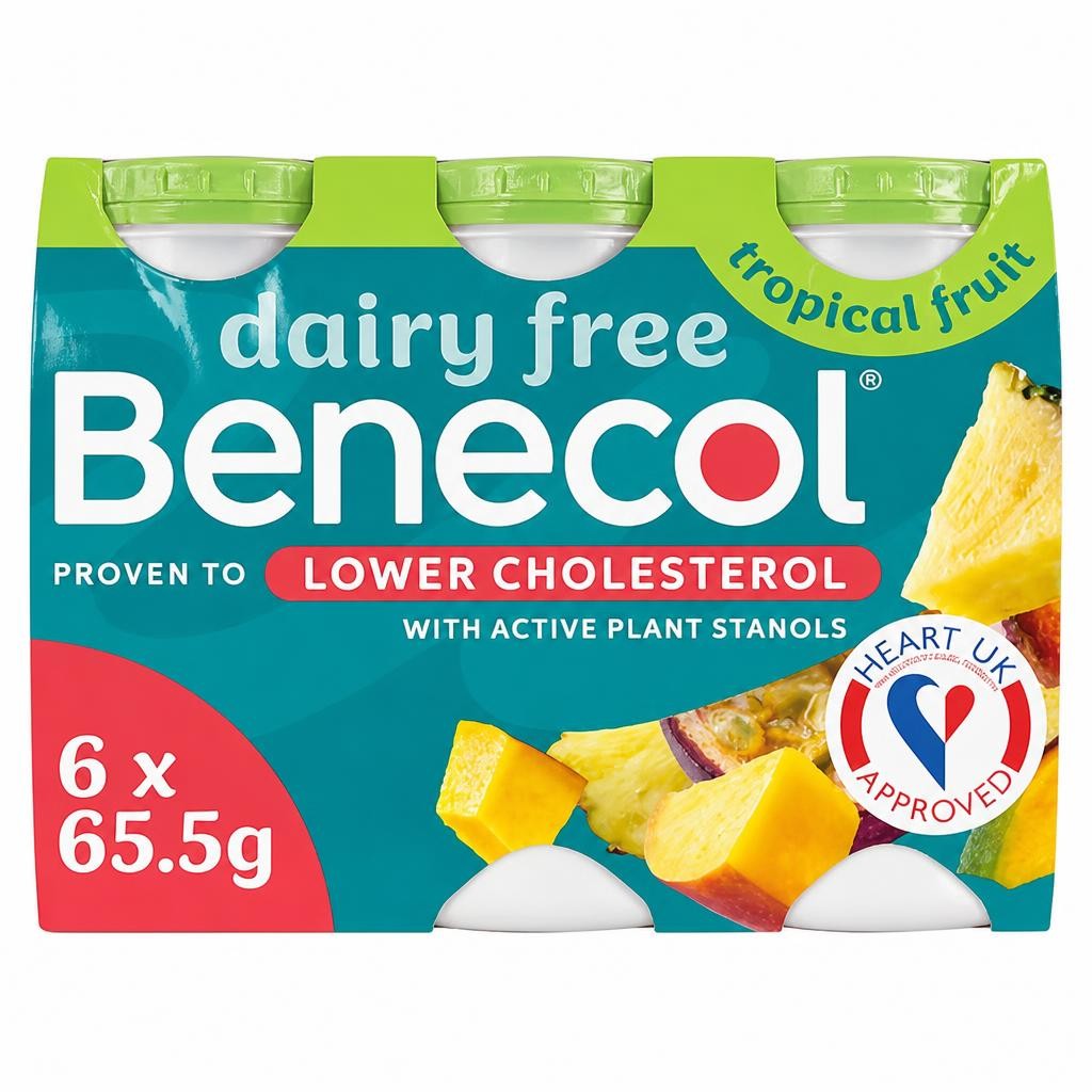 Benecol Tropical Fruit Dairy Free Soya Yogurt Drinks