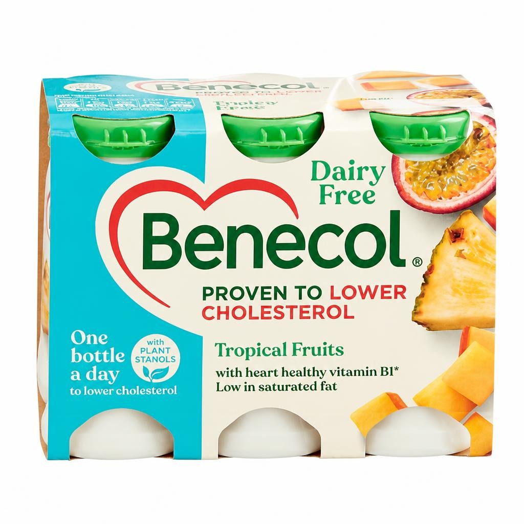 Benecol Tropical Fruit Dairy Free Soya Yogurt Drinks