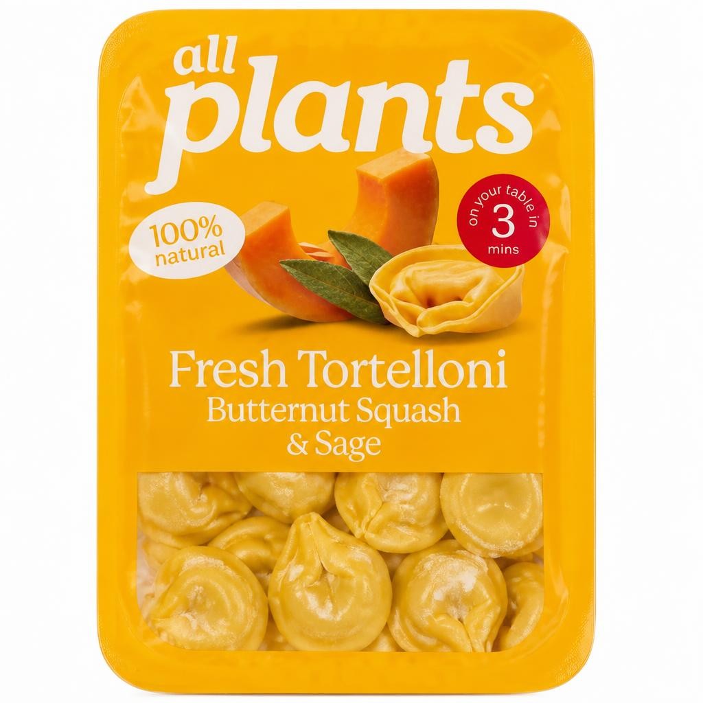 All Plants Creamy Butternut Squash & Sage Tortelloni