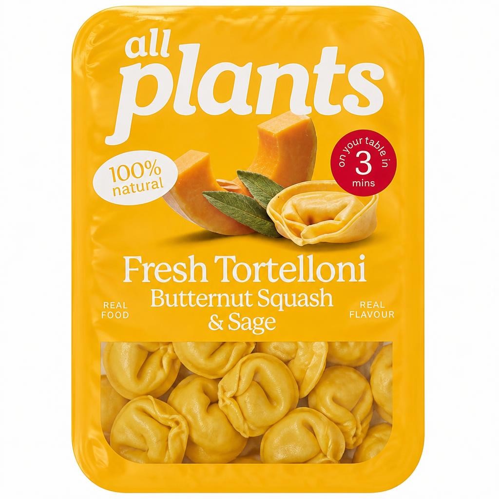 All Plants Creamy Butternut Squash & Sage Tortelloni