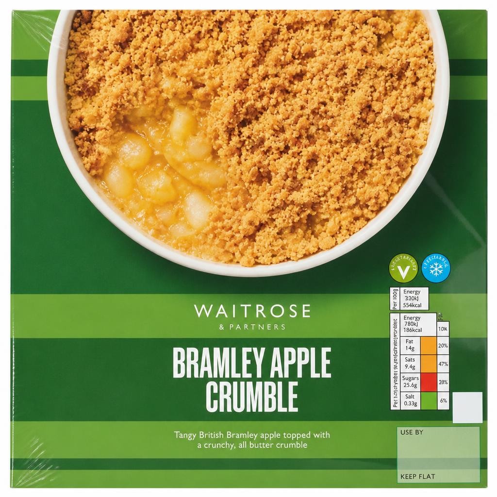 Waitrose Bramley Apple Crumble