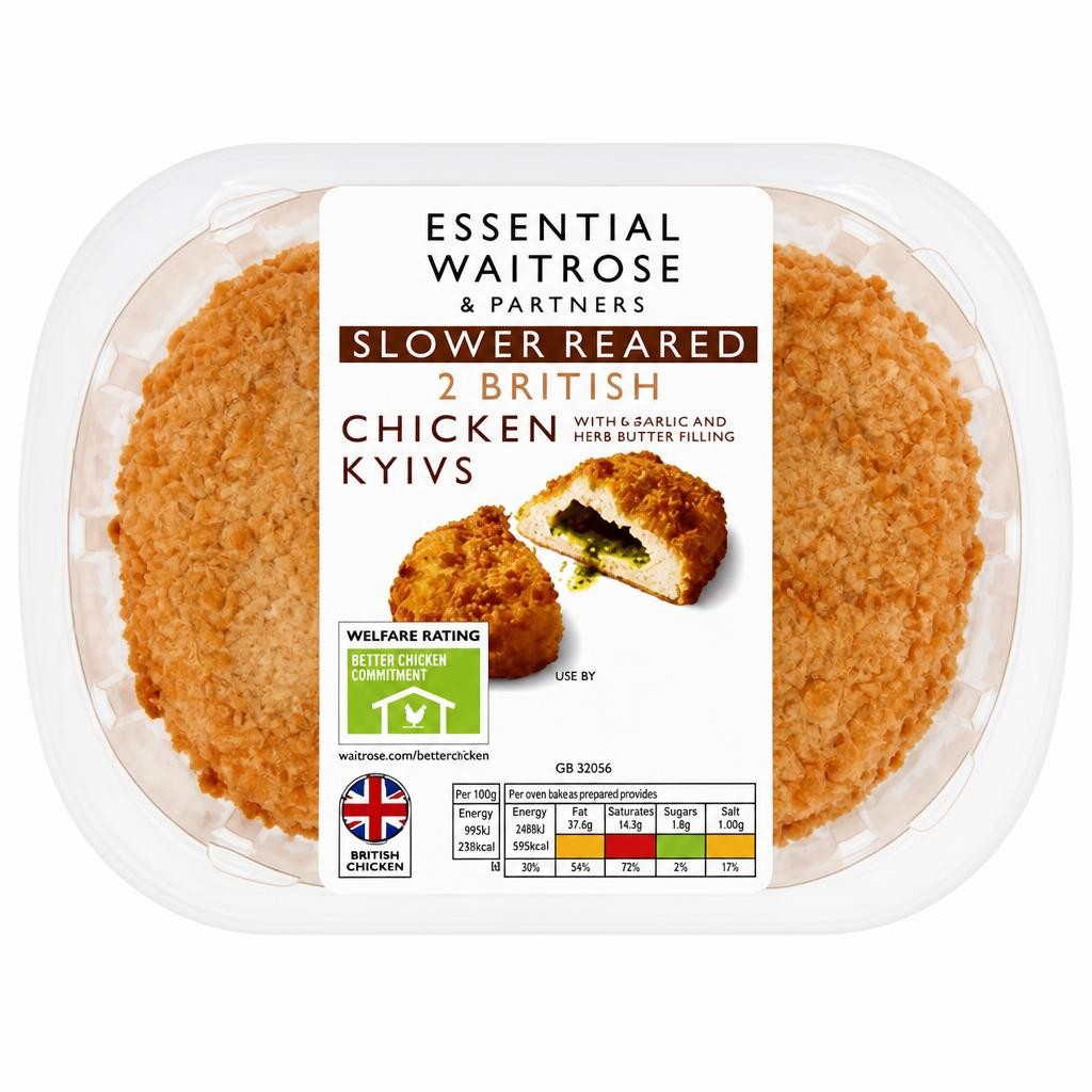 Essential 2 British Garlic And Herb Chicken Kyivs