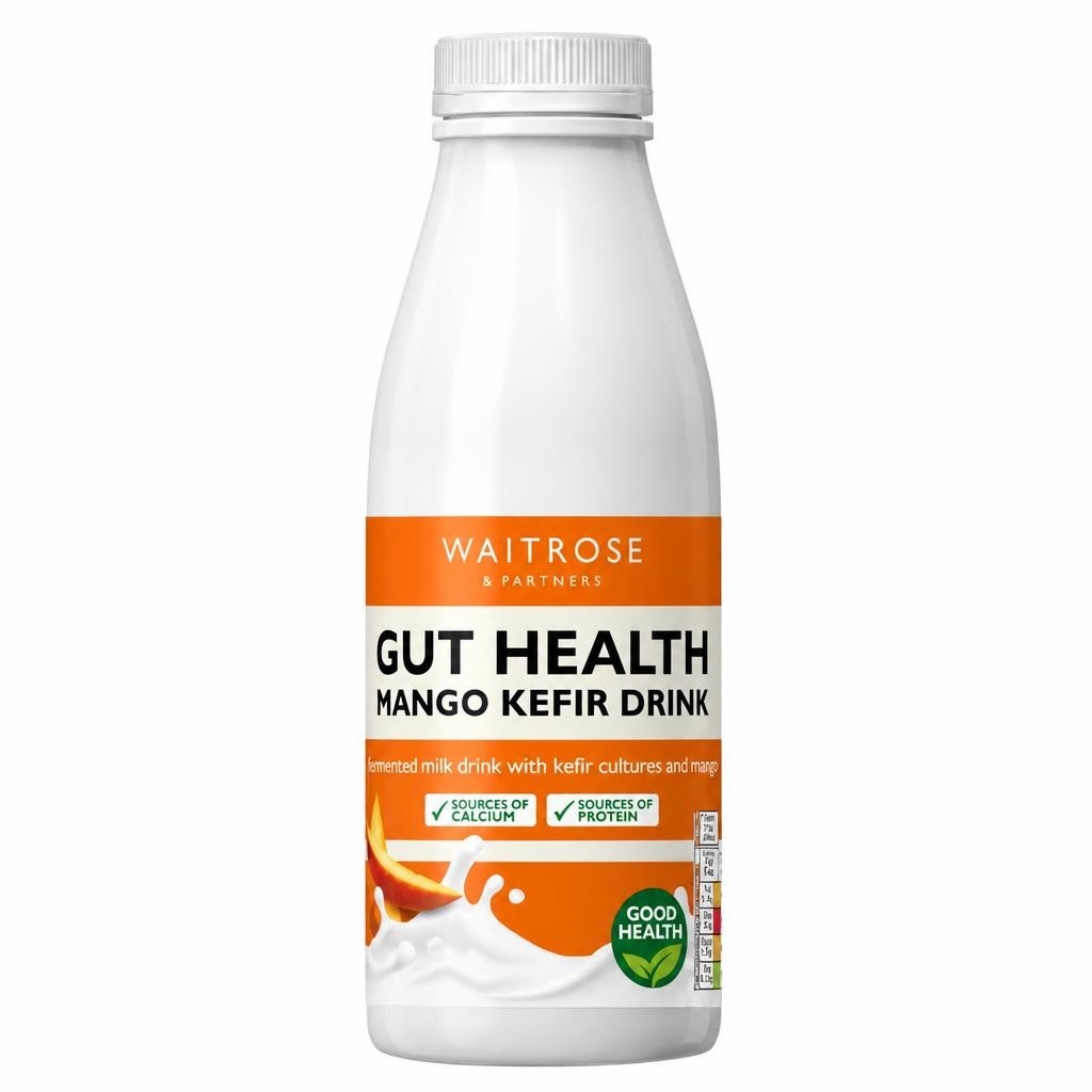 Waitrose Gut Health Mango Kefir Drink