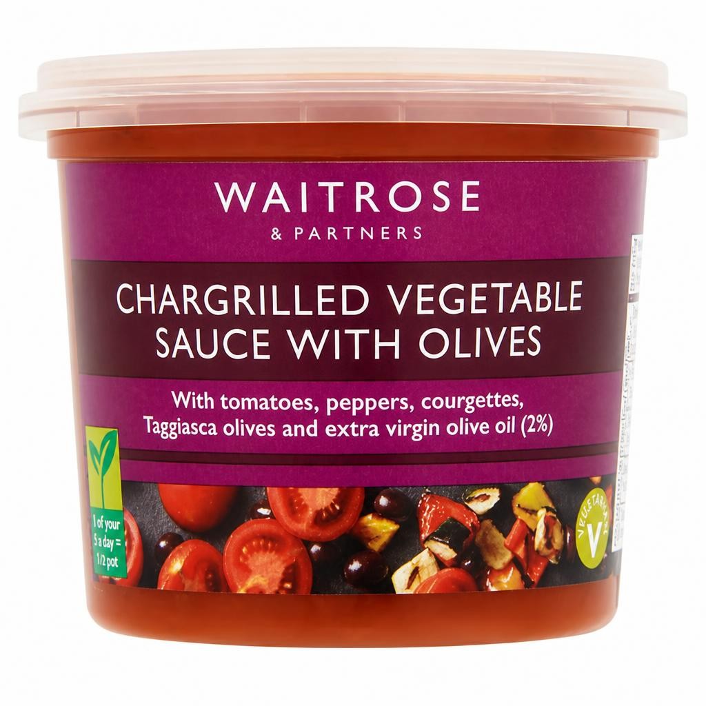 Waitrose Chargrilled Vegetable Sauce & Olives