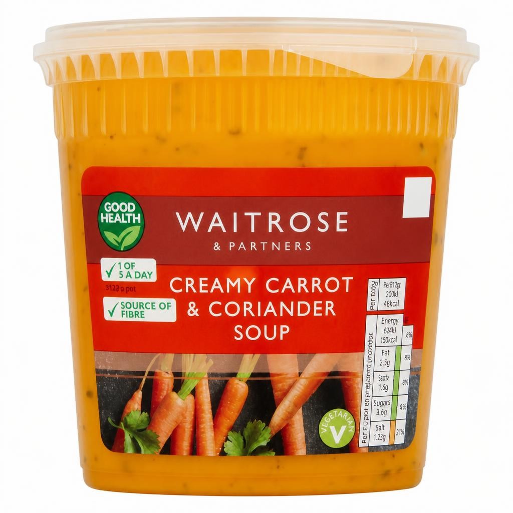 Waitrose Creamy Carrot & Coriander Soup