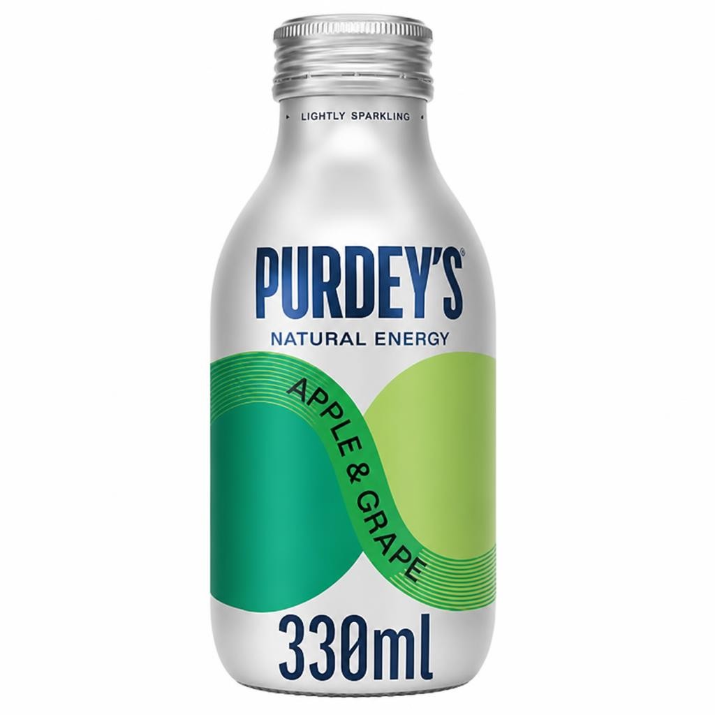 Purdey's Natural Energy Apple & Grape 330ml Bottle