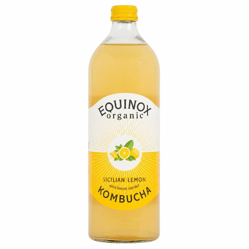Equinox Organic Sicilian Lemon Kombucha