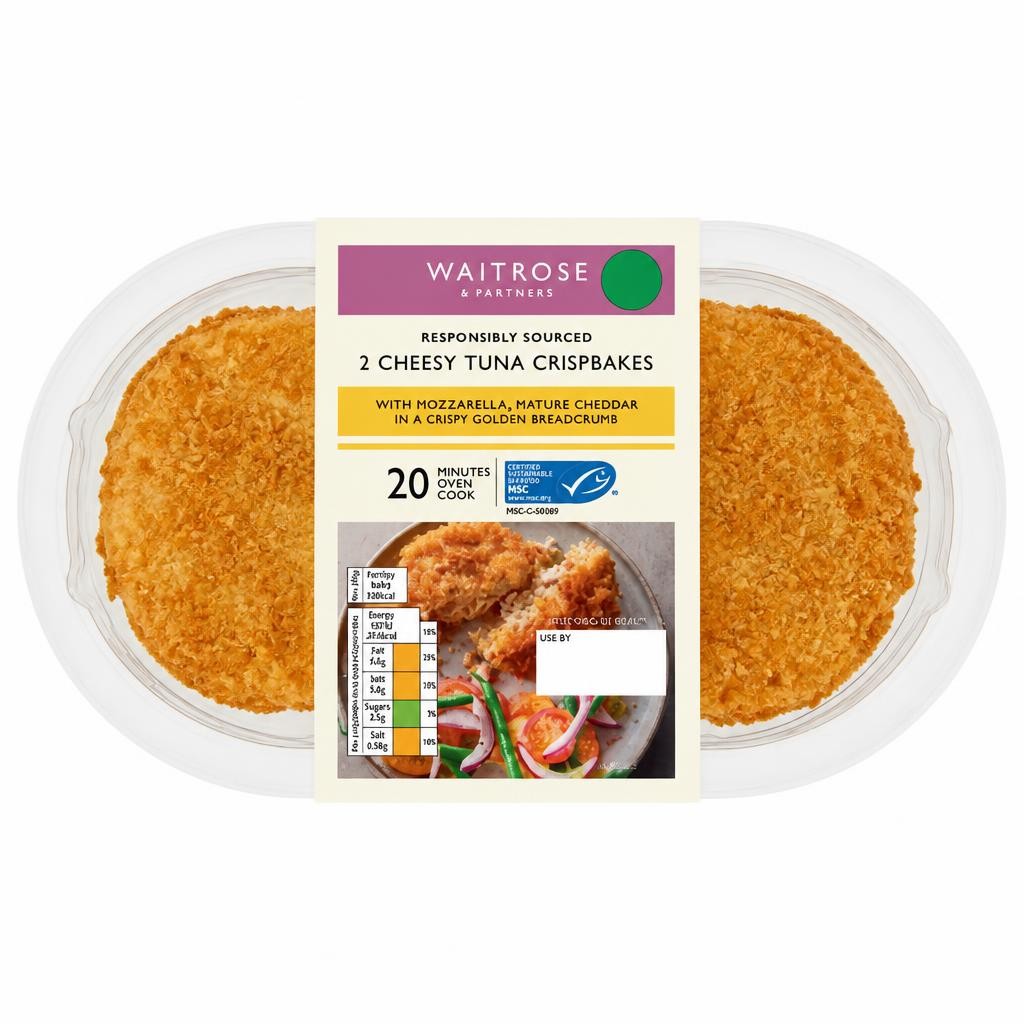 Waitrose MSC 2 Cheesy Tuna Crispbakes
