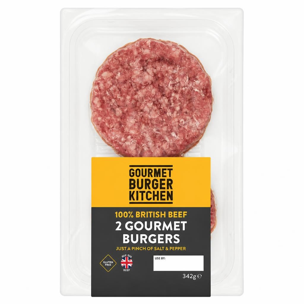Gourmet Burger Kitchen 2 Gourmet Beef Burgers