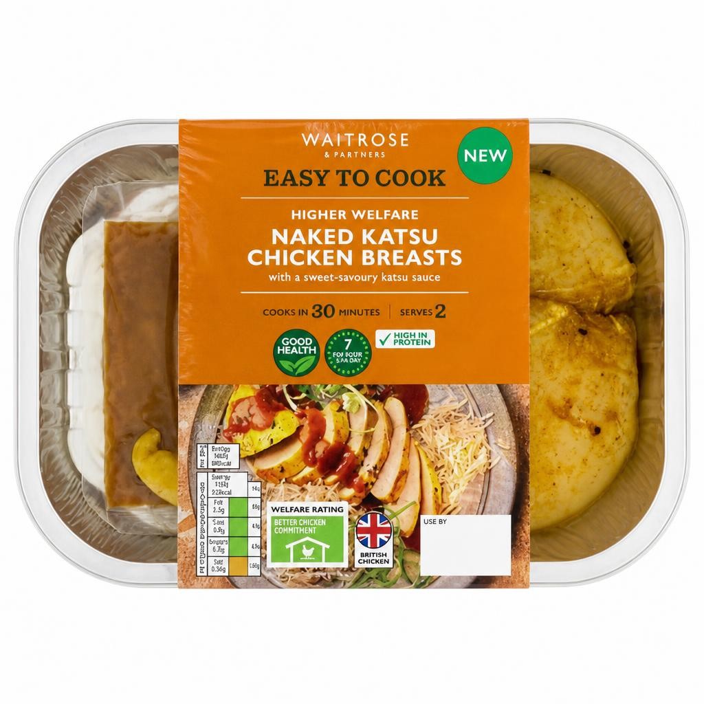 Easy To Cook Naked Katsu Chicken Breasts
